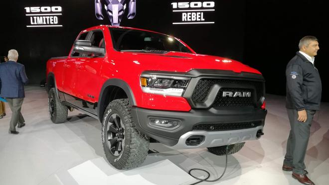 2018 north american auto show: Dodge's new Ram 1500 debut.